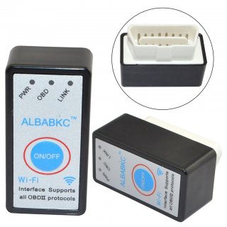 Car WiFi OBD2 II Diagnostic Scanner Tool V1.5 25K80 ON/OFF Car WiFi OBD2 II Diagnostic Scanner Tool V1.5 25K80 ON/OFF